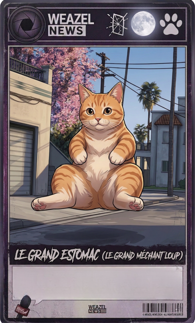 Disparition inquiétante: Un chat de 35 kg recherché !